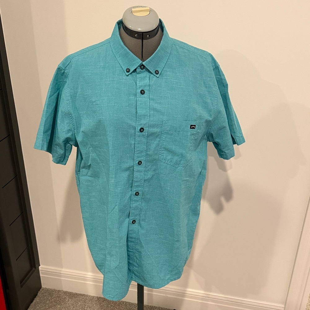 Large blue Billabong button down shirt